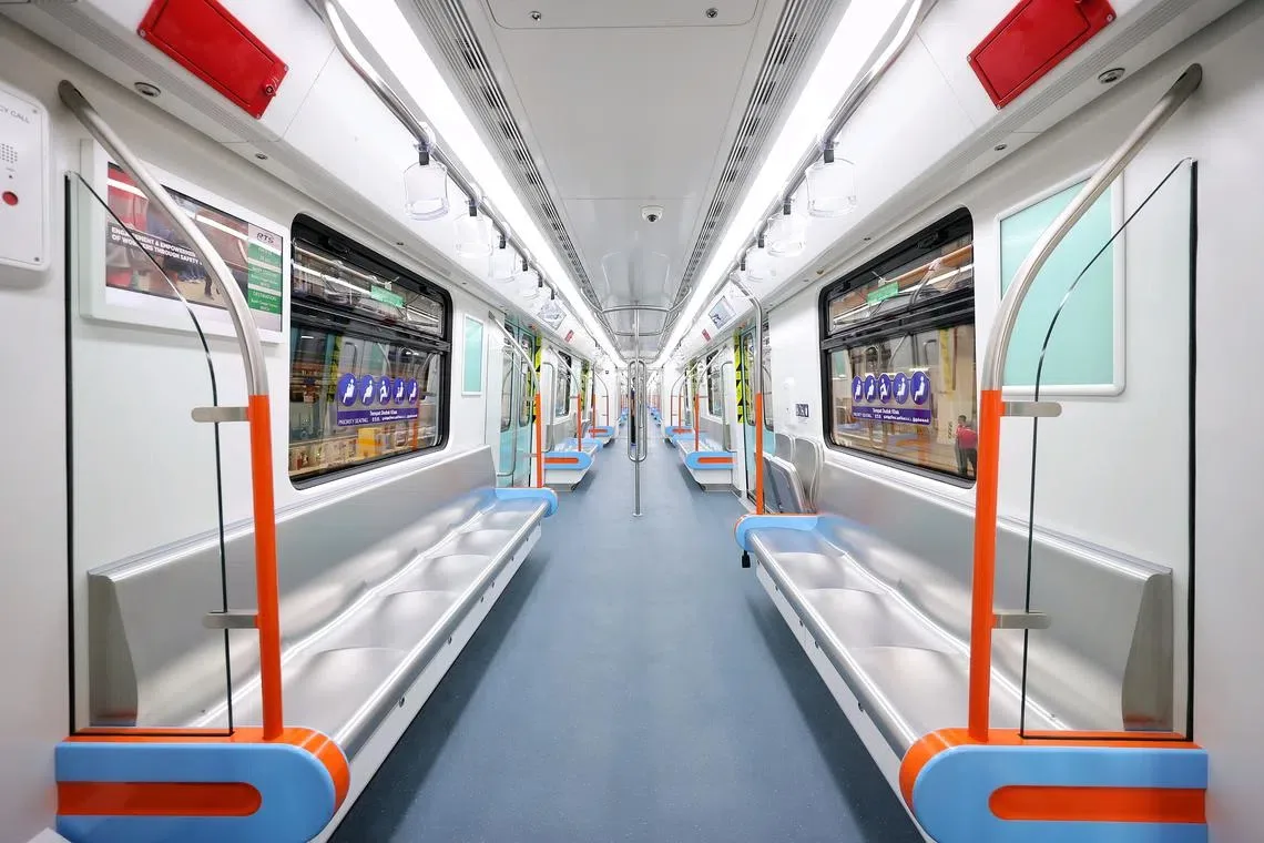 RTS Link interior — full aisle view
