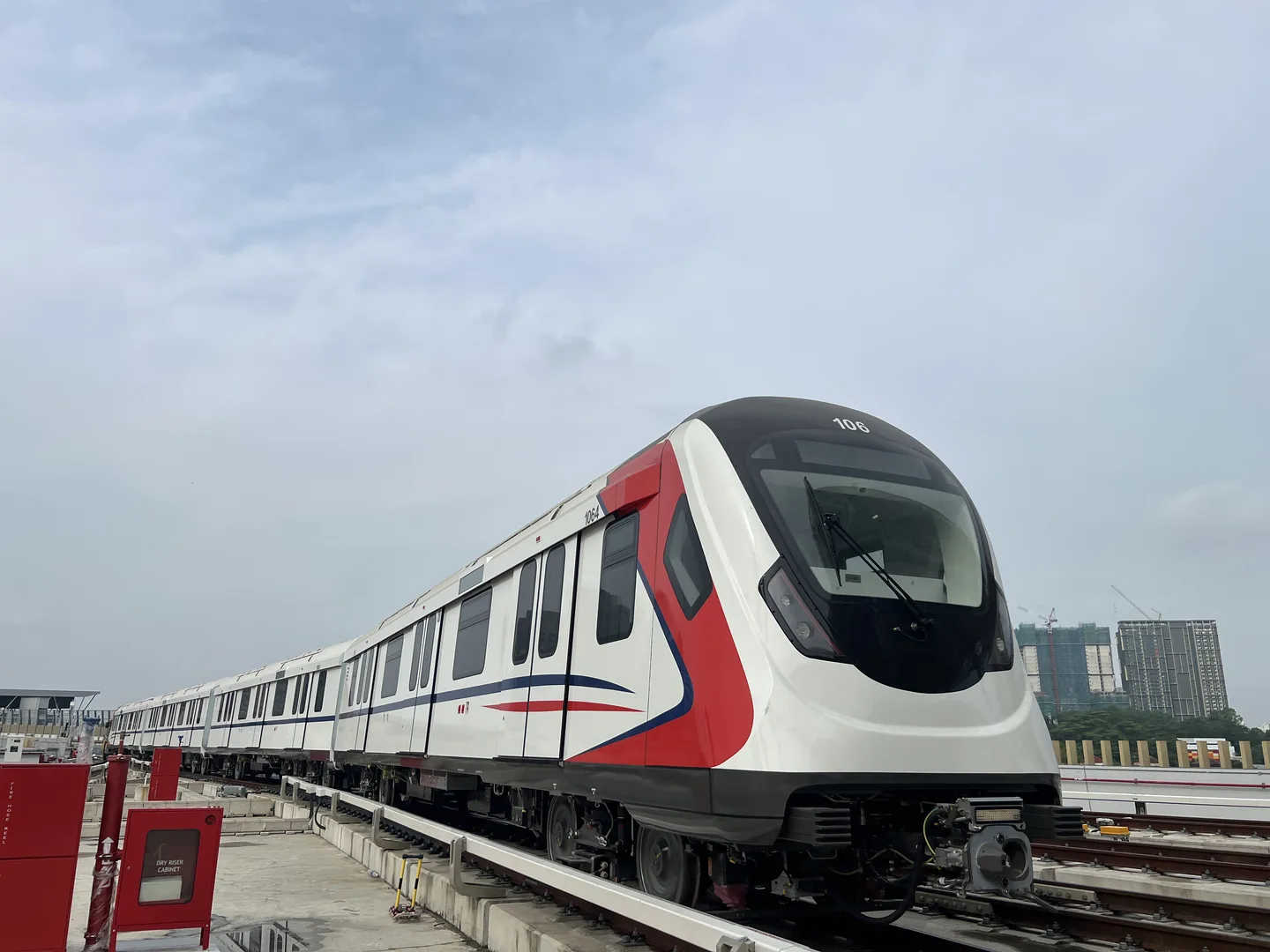 RTS Link LRV at the depot