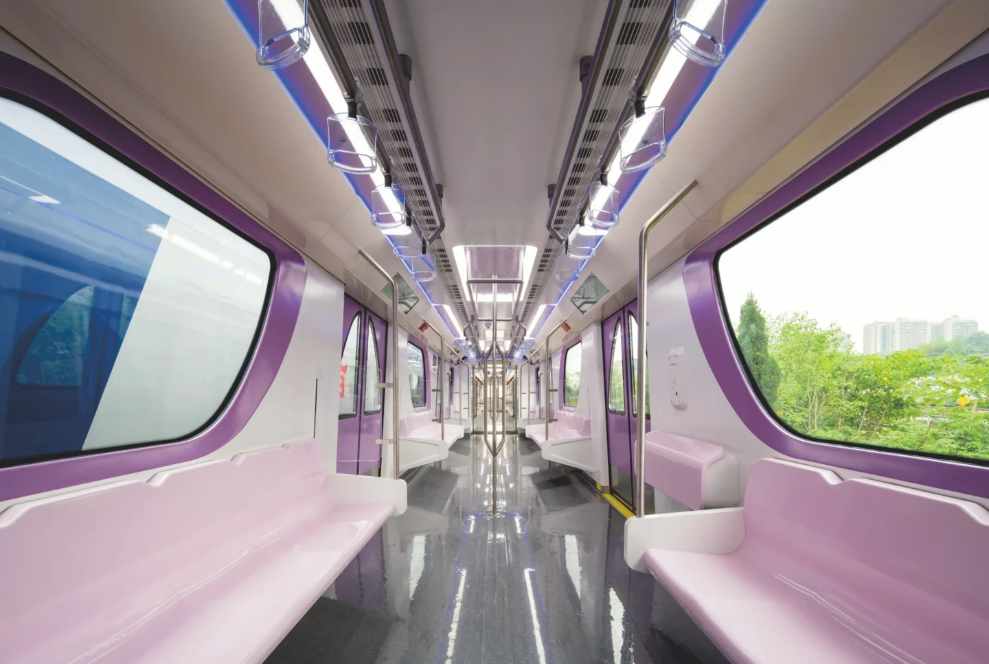 Shah Alam Line LRV interior