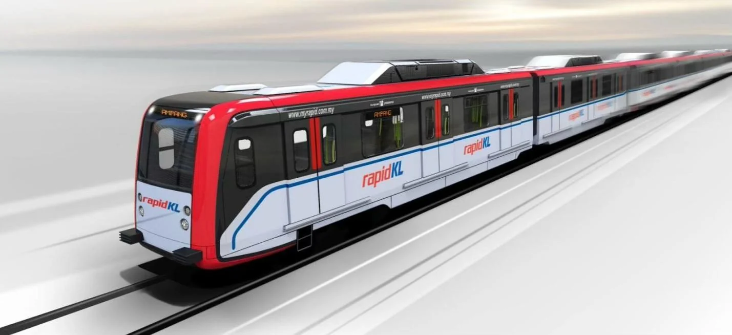 An LRT Ampang Line LRV